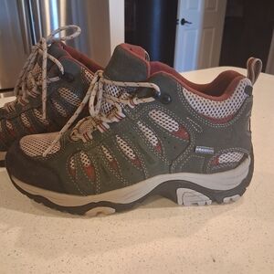 Ascend Gray/Purple Athletic Hiking  Shoes